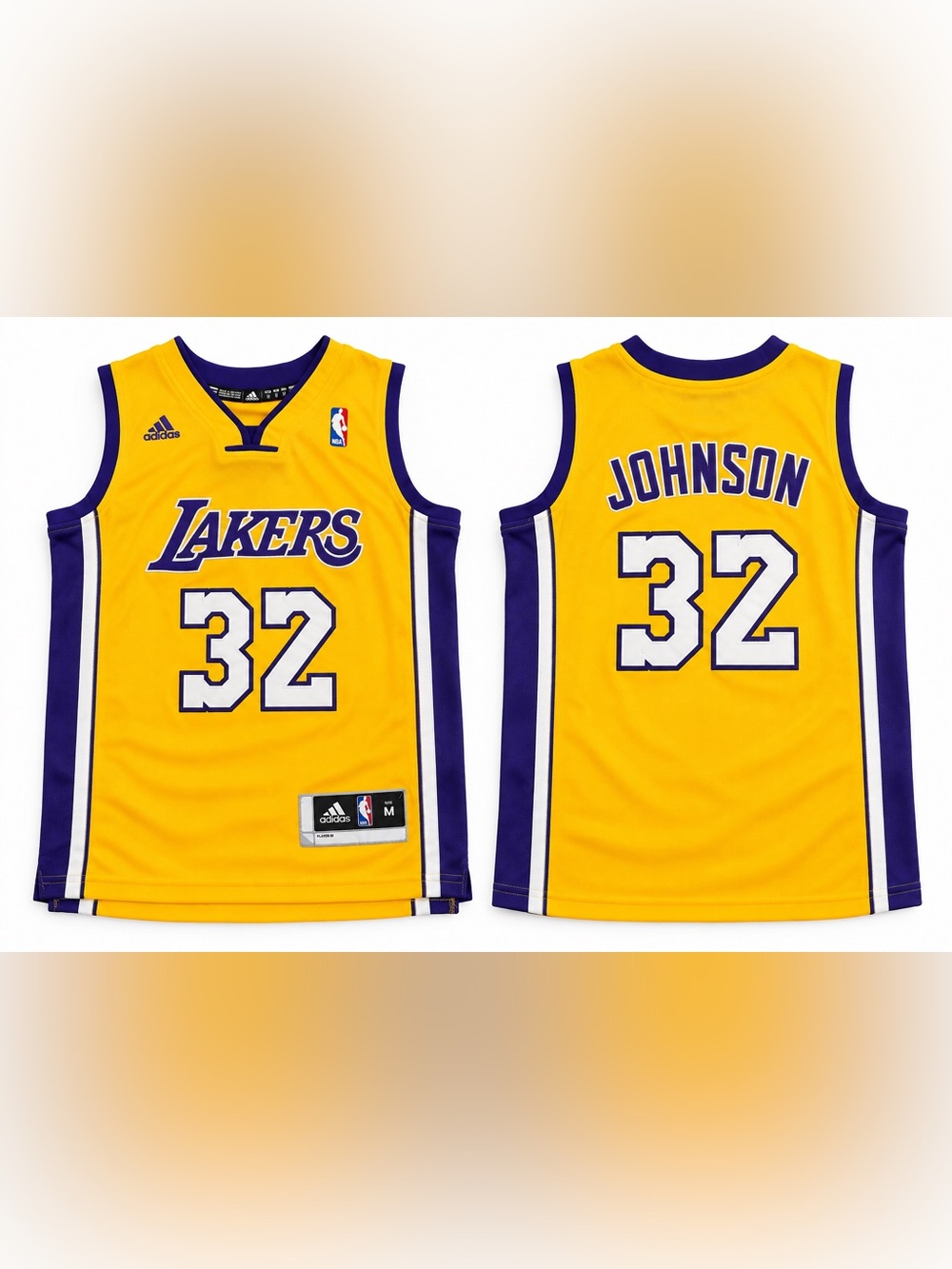 Adidas Magic Johnson #32 Los Angeles Lakers NBA Jersey Men’s Medium M Stitched